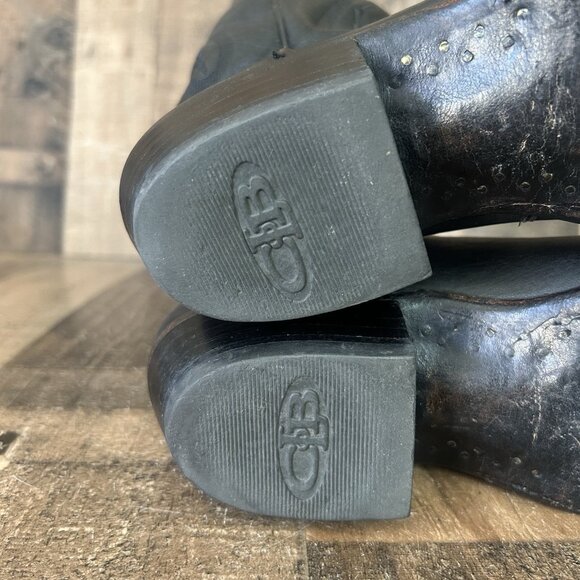 Lucchese 2000 Black T25C0J4 Western Cowboy Boots Womens 8 B - Picture 5 of 12